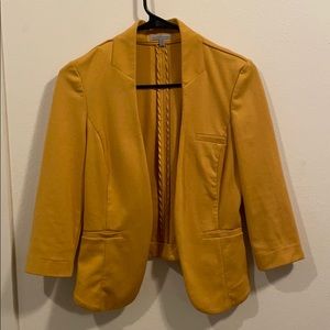 Mustard yellow blazer